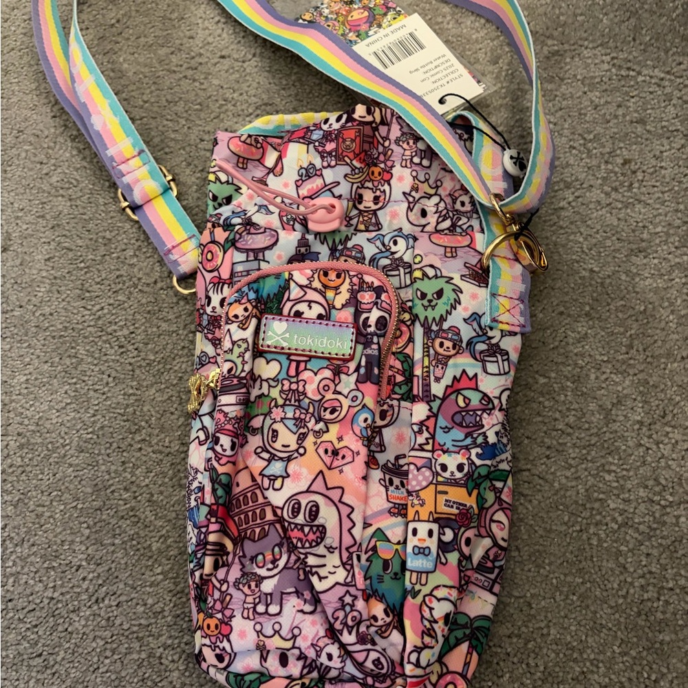 NEW TOKIDOKI Anniversary Kawaii Pastel Character Crossbody Water Pouch Bag